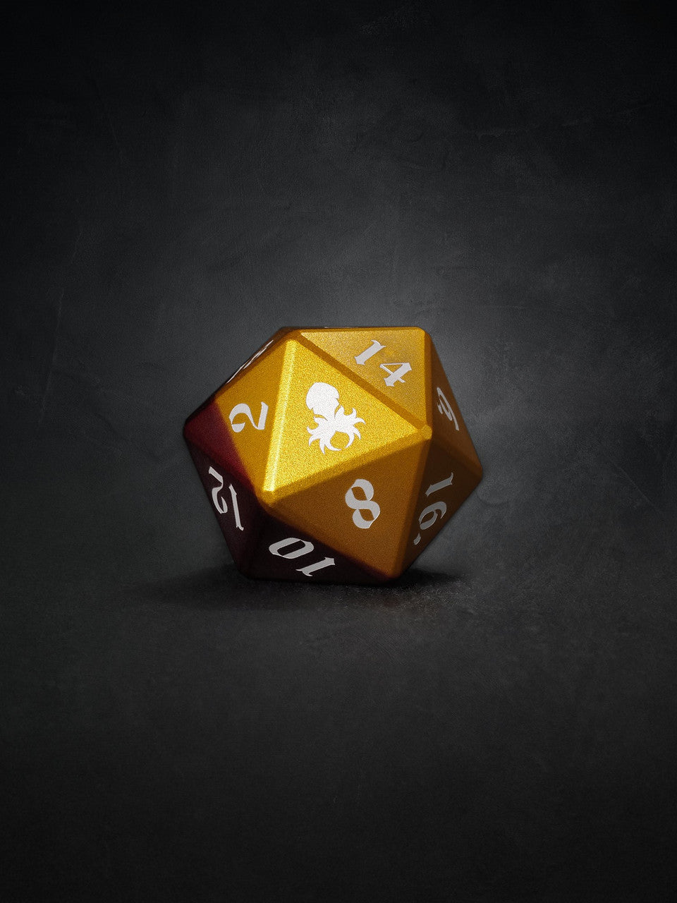 Vulcan: Rust Knight 30mm Orange and Red Precision Aluminum Single D20